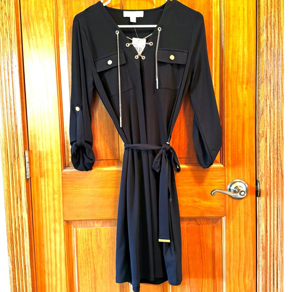 NWT Michael Kors Women's Small Navy Dress